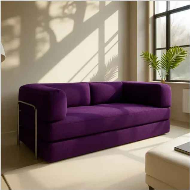 Sofá Cama Linho - Expansão Automática