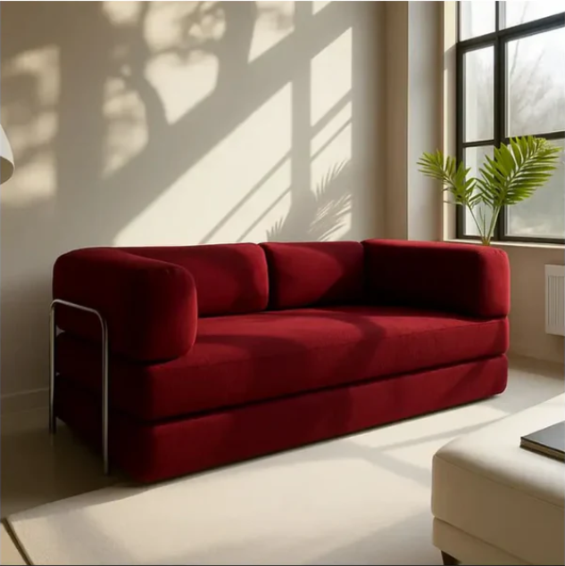 Sofá Cama Linho - Expansão Automática